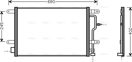 Ava Quality Cooling AI 5194 - Condensador, aire acondicionado parts5.com