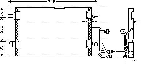 Ava Quality Cooling AI 5116 - Condensador, aire acondicionado parts5.com