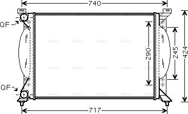 Ava Quality Cooling AI 2201 - Hűtő, motorhűtés parts5.com