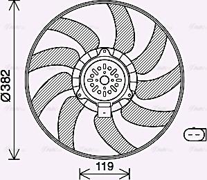 Ava Quality Cooling AI7519 - Ventilador, refrigeración del motor parts5.com