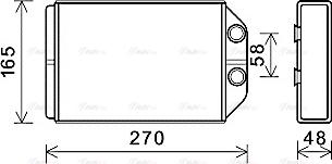 Ava Quality Cooling AIA6393 - Εναλλάκτης θερμότητας, θέρμανση εσωτερικού χώρου parts5.com