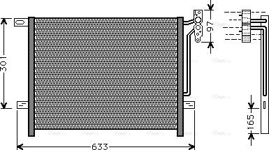 Ava Quality Cooling BW 5203 - Condensador, aire acondicionado parts5.com