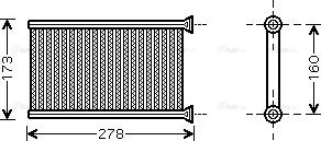 Ava Quality Cooling BWA6342 - Výměník tepla, vnitřní vytápění parts5.com