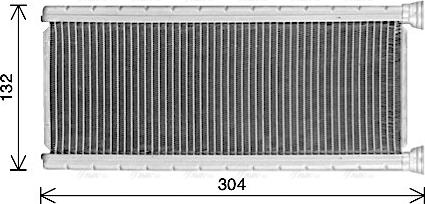 Ava Quality Cooling CN6339 - Εναλλάκτης θερμότητας, θέρμανση εσωτερικού χώρου parts5.com