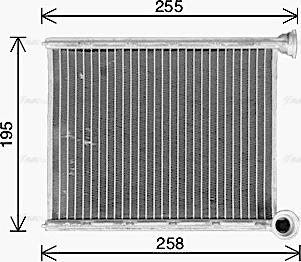 Ava Quality Cooling CN6333 - Wärmetauscher, Innenraumheizung parts5.com