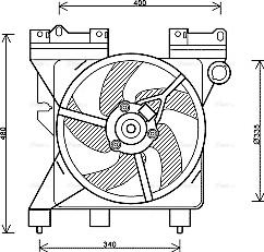 Ava Quality Cooling CN 7547 - Ventilador, refrigeración del motor parts5.com