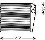 Ava Quality Cooling DNA6256 - Radiador de calefacción parts5.com