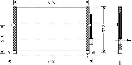 Ava Quality Cooling FD 5302 - Condensator, climatizare parts5.com