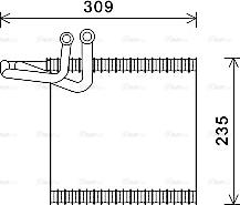 Ava Quality Cooling FDV493 - Isparivač, klima-uređaj parts5.com