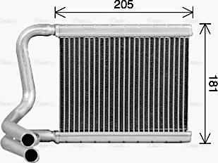 Ava Quality Cooling HY6594 - Radiador de calefacción parts5.com