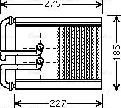 Ava Quality Cooling HY 6168 - Schimbator caldura, incalzire habitaclu parts5.com