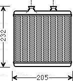 Ava Quality Cooling MS 6472 - Izmjenjivač topline, grijanje unutrašnjosti parts5.com