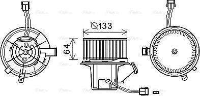 Ava Quality Cooling MS8640 - Ventilator unutarnjeg prostora parts5.com