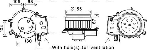 Ava Quality Cooling MS8625 - Вентилатор вътрешно пространство parts5.com