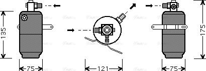 Ava Quality Cooling MS D293 - Dryer, air conditioning parts5.com