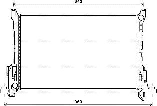 Ava Quality Cooling RT2624 - Radiator, racire motor parts5.com