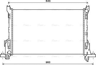 Ava Quality Cooling RT2625 - Radiator, racire motor parts5.com