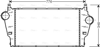 Ava Quality Cooling RTA4295 - Töltőlevegő-hűtő parts5.com