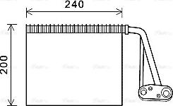 Ava Quality Cooling RTV566 - Isparivač, klima-uređaj parts5.com