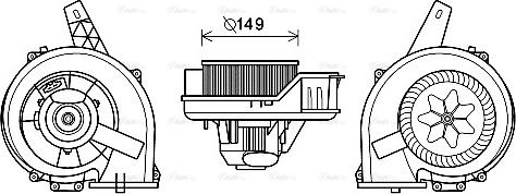 Ava Quality Cooling ST8044 - Vnútorný ventilátor parts5.com