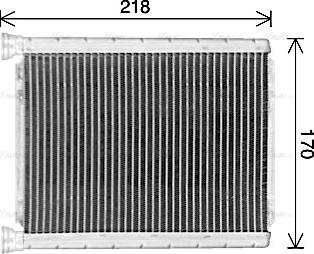 Ava Quality Cooling TO6782 - Wärmetauscher, Innenraumheizung parts5.com