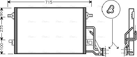 Ava Quality Cooling VN5189 - Condensador, aire acondicionado parts5.com