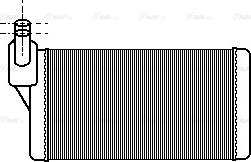 Ava Quality Cooling VN6097 - Heat Exchanger, interior heating parts5.com