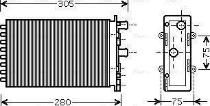 Ava Quality Cooling VNA6239 - Heat Exchanger, interior heating parts5.com