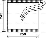 Ava Quality Cooling VNV387 - Evaporator, air conditioning parts5.com