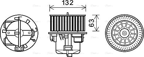 Ava Quality Cooling VO8178 - Ventilator, habitaclu parts5.com