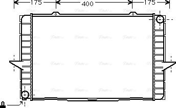 Ava Quality Cooling VO 2063 - Hűtő, motorhűtés parts5.com