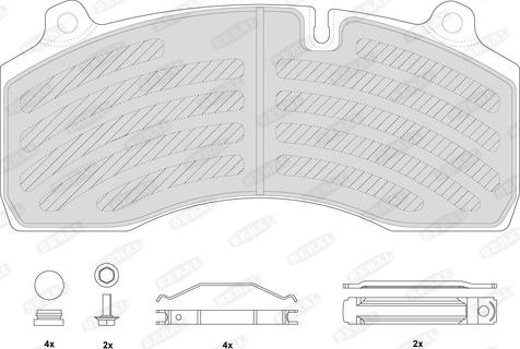 Beral 2918130004145814 - Fren balata seti, diskli fren parts5.com