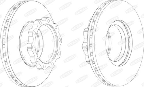 Beral BCR144A - Disque de frein parts5.com