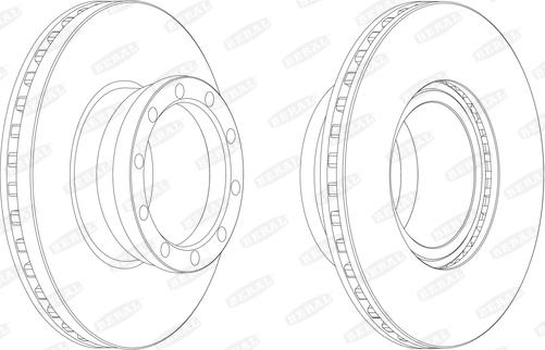 Beral BCR146A - Disco de freno parts5.com