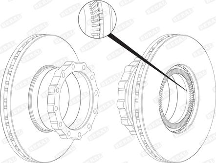 Beral BCR148A - Disco de freno parts5.com