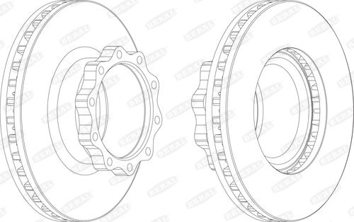 Beral BCR147A - Féktárcsa parts5.com