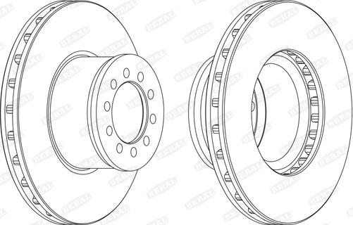 Beral BCR186A - Disque de frein parts5.com