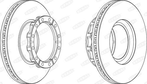 Beral BCR173A - Brake Disc parts5.com