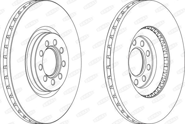 Beral BCR317A - Спирачен диск parts5.com