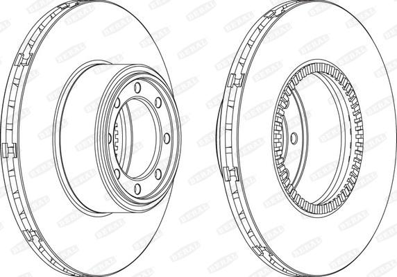 Beral BCR321A - Спирачен диск parts5.com