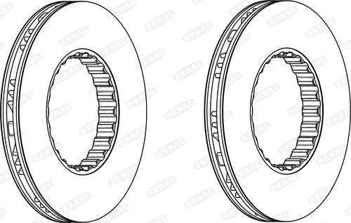 Beral BCR259A - Disco de freno parts5.com