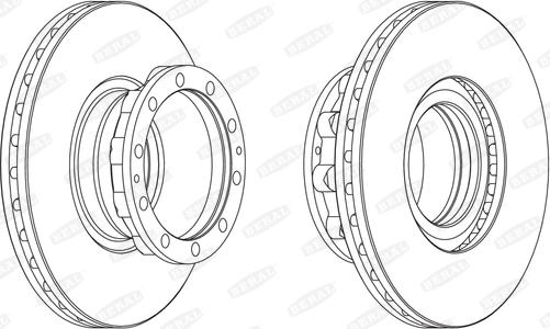 Beral BCR272A - Disc frana parts5.com