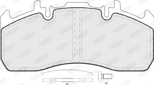 Beral BCV29173TK - Fren balata seti, diskli fren parts5.com