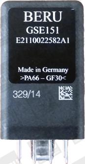 BorgWarner (BERU) GSE151 - Управляващ блок, време за подгряване parts5.com