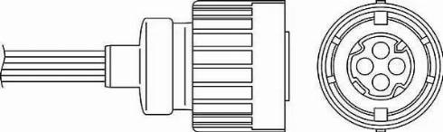 BorgWarner (BERU) OZH039 - Sonda Lambda parts5.com