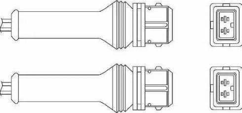 BorgWarner (BERU) OZH166 - Sonda Lambda parts5.com