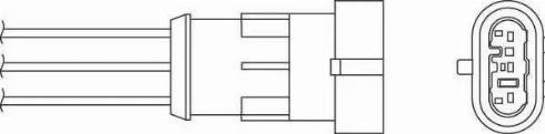 BorgWarner (BERU) OZH125 - Lambda sensörü parts5.com