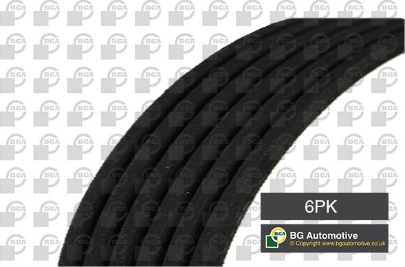 BGA 6PK976 - Keilrippenriemen parts5.com