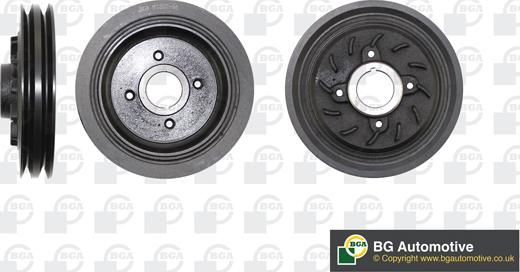 BGA DP1701 - Belt Pulley, crankshaft parts5.com