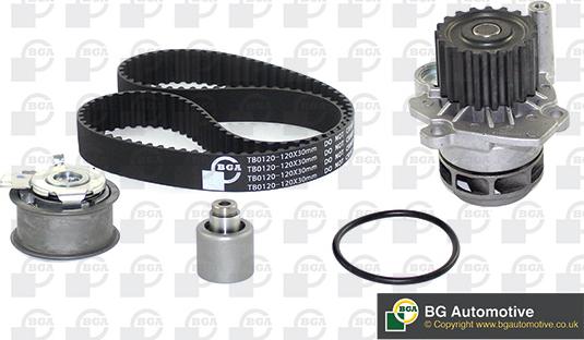 BGA TB0120CPK-3 - Водяной насос + комплект зубчатого ремня parts5.com